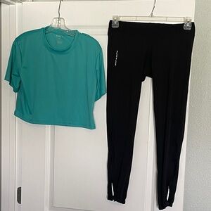 SHEIN CropTop & Black Leggings BOTH $20